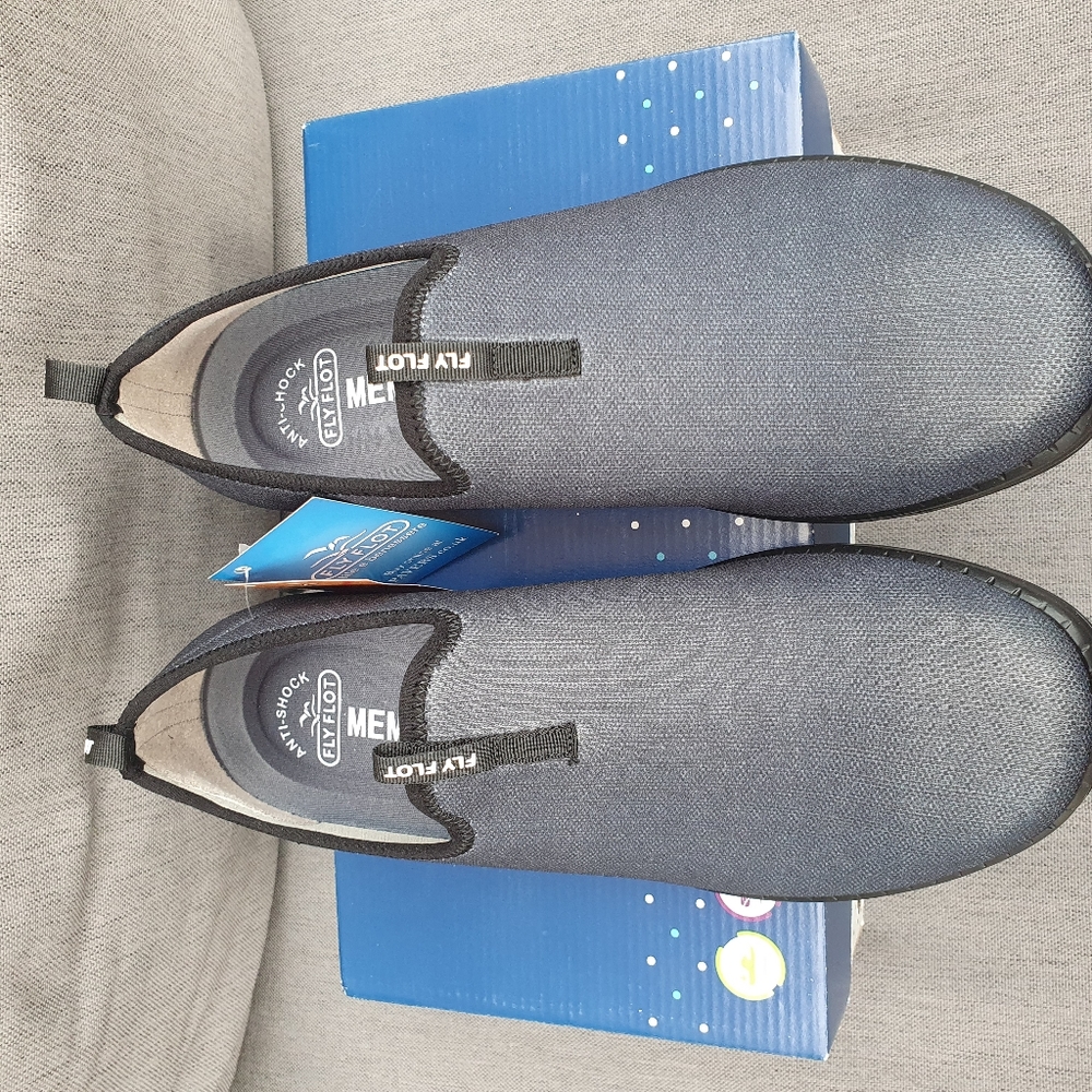 Flyflot Bnib Fly35061 Black Lightweight Slip On Shoes Men Uk9 - Picture 2 of 10